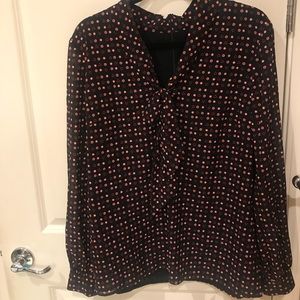 St John top black and pink - large